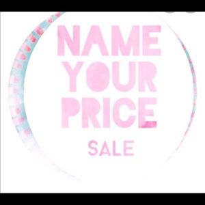 Today only! Name your price sale!